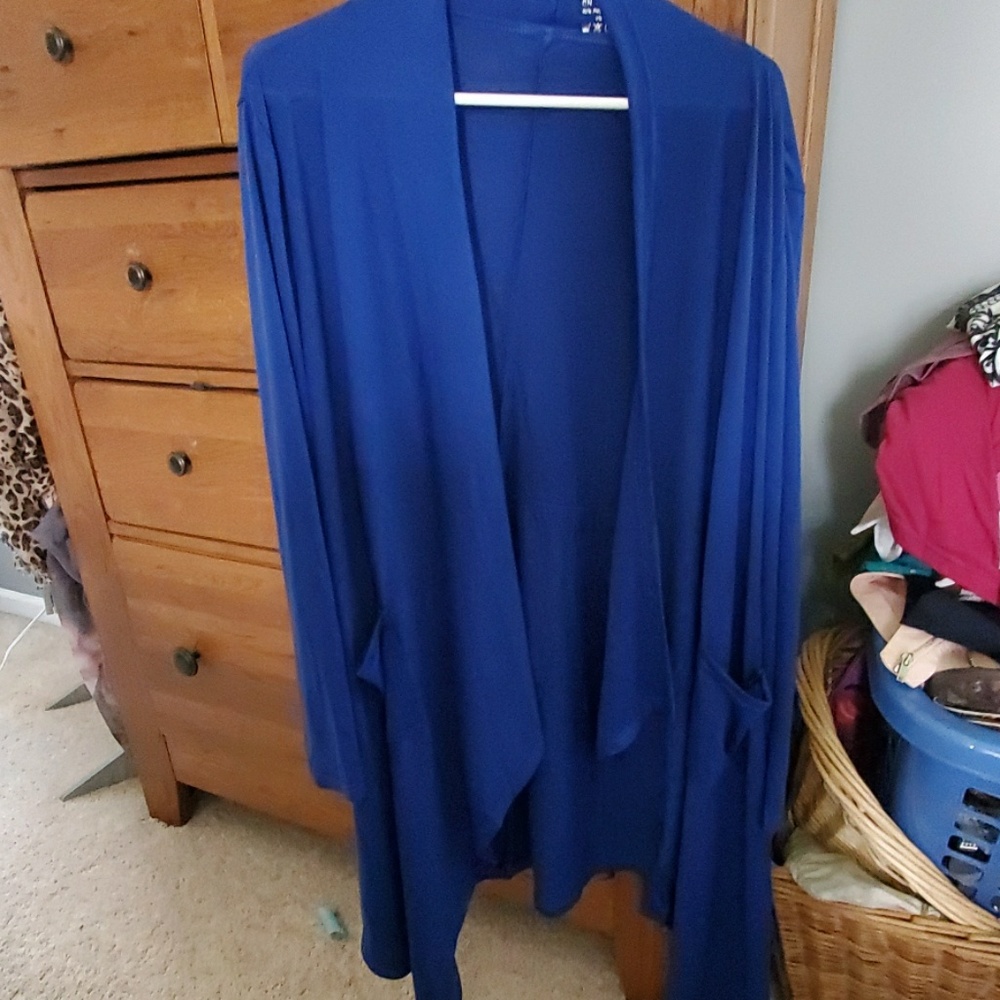 Never worn blue lightweight cardigan